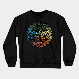 Elemental Celtic Knotwork Pentacle Crewneck Sweatshirt